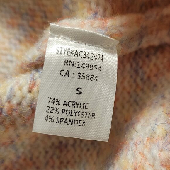 NWT Oversized Pastel Multi-Colour Sweater - Picture 3 of 3